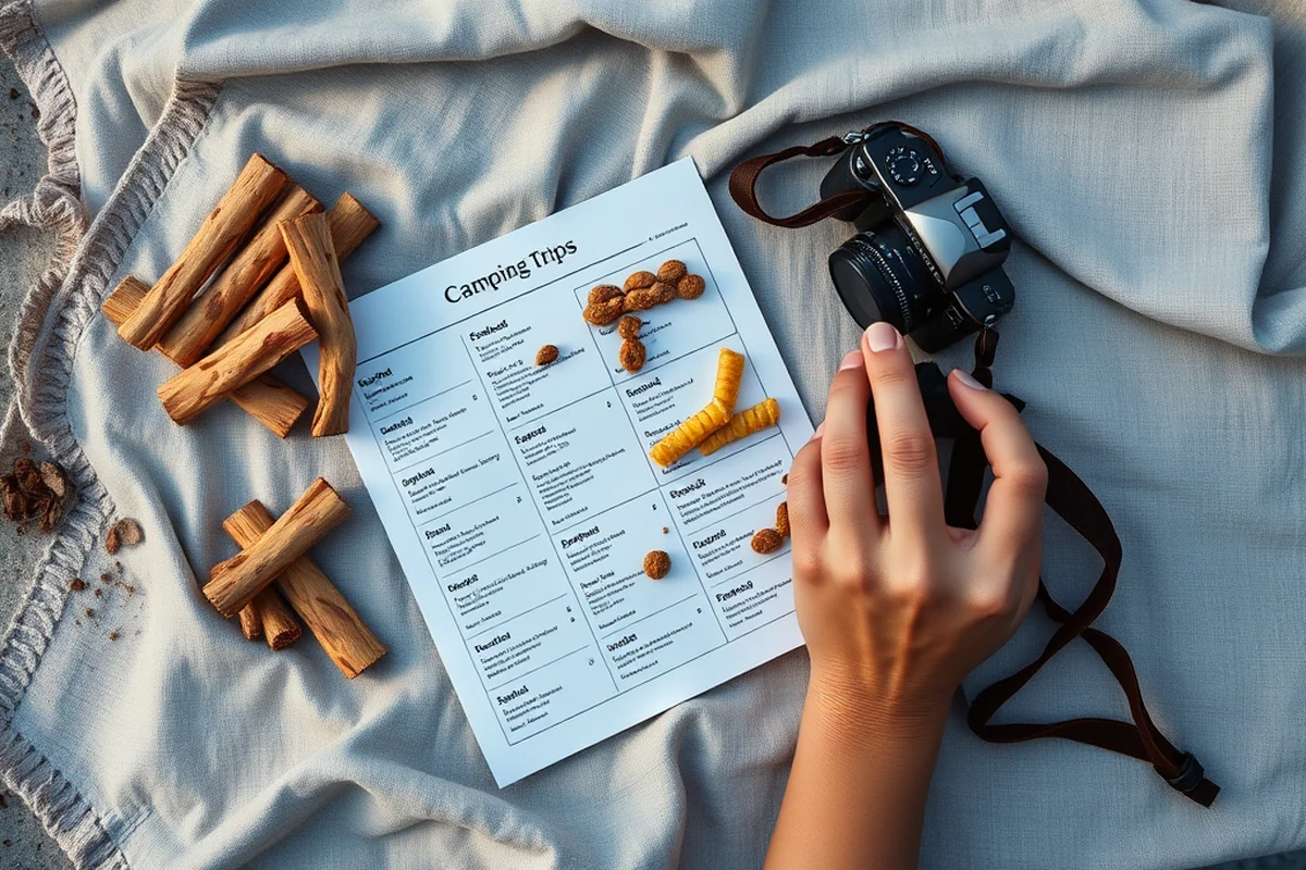 family camping trips with printable — Family Camping Trips With Printable (the finished result)