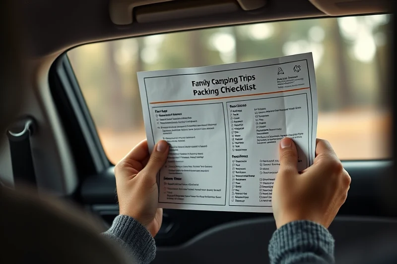family camping trips packing checklist — Family Camping Trips Packing Checklist (step by step)