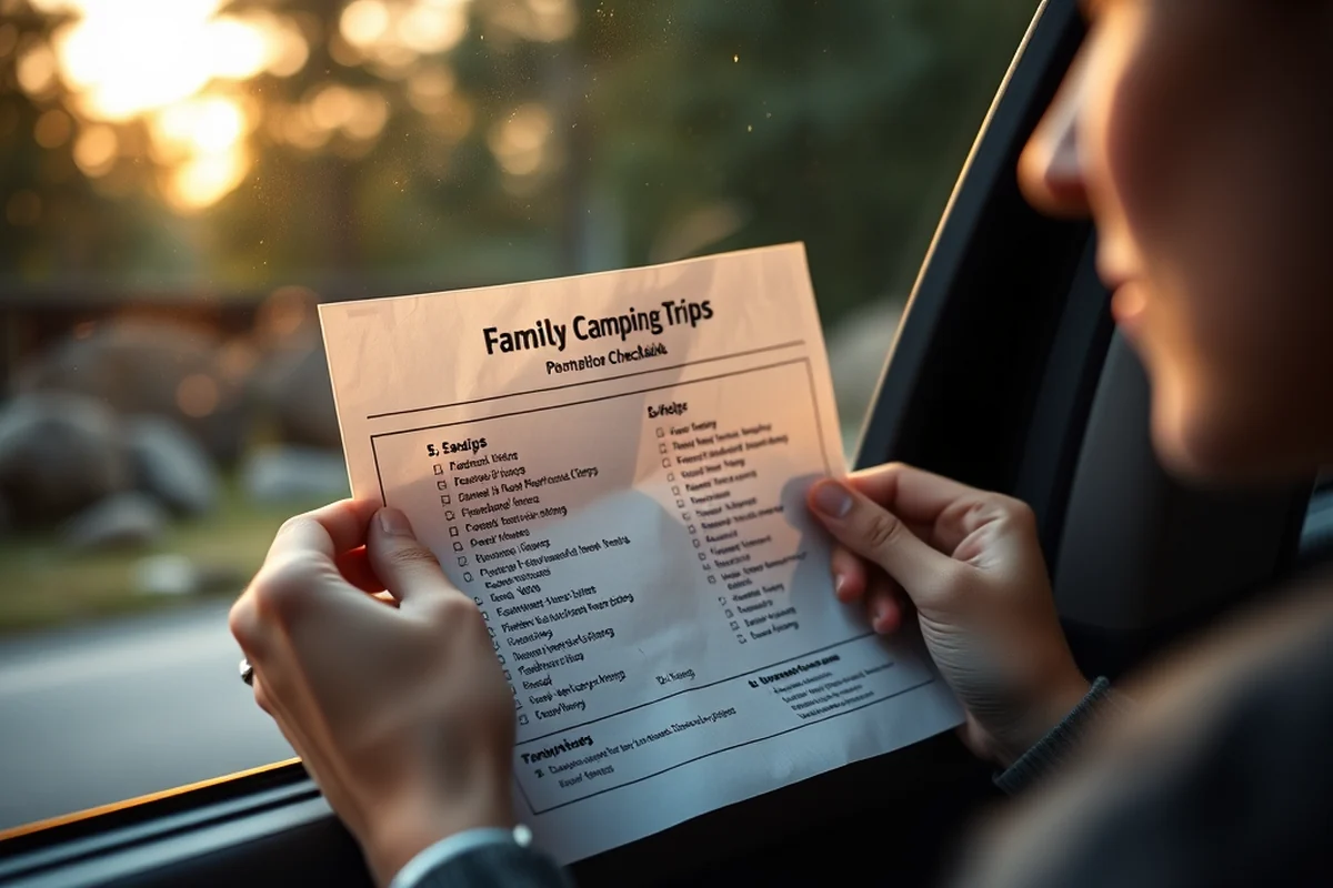 family camping trips stops checklist — Family Camping Trips Stops Checklist (step by step)