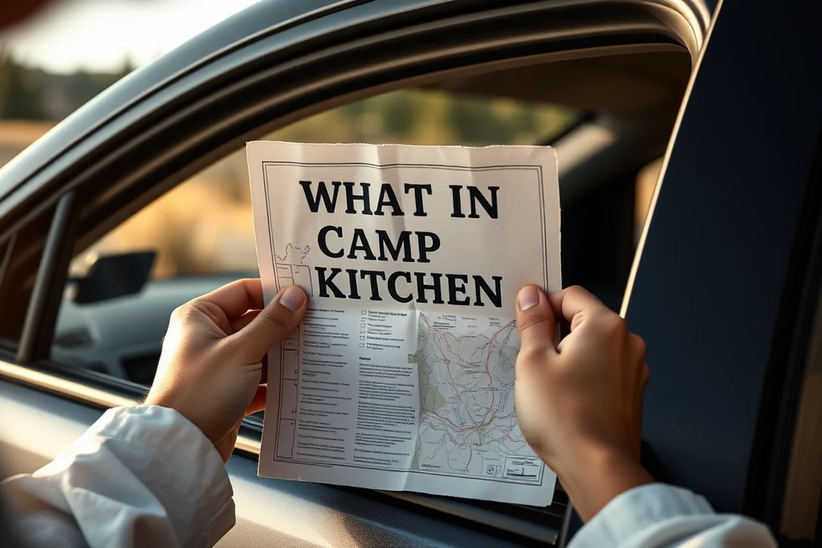 what is in a camp kitchen — What Is In A Camp Kitchen (step by step)