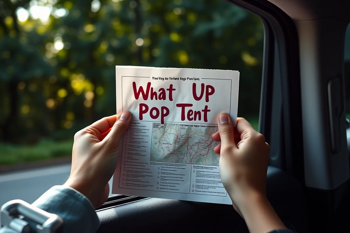 what pop up tent — What Pop Up Tent (step by step)