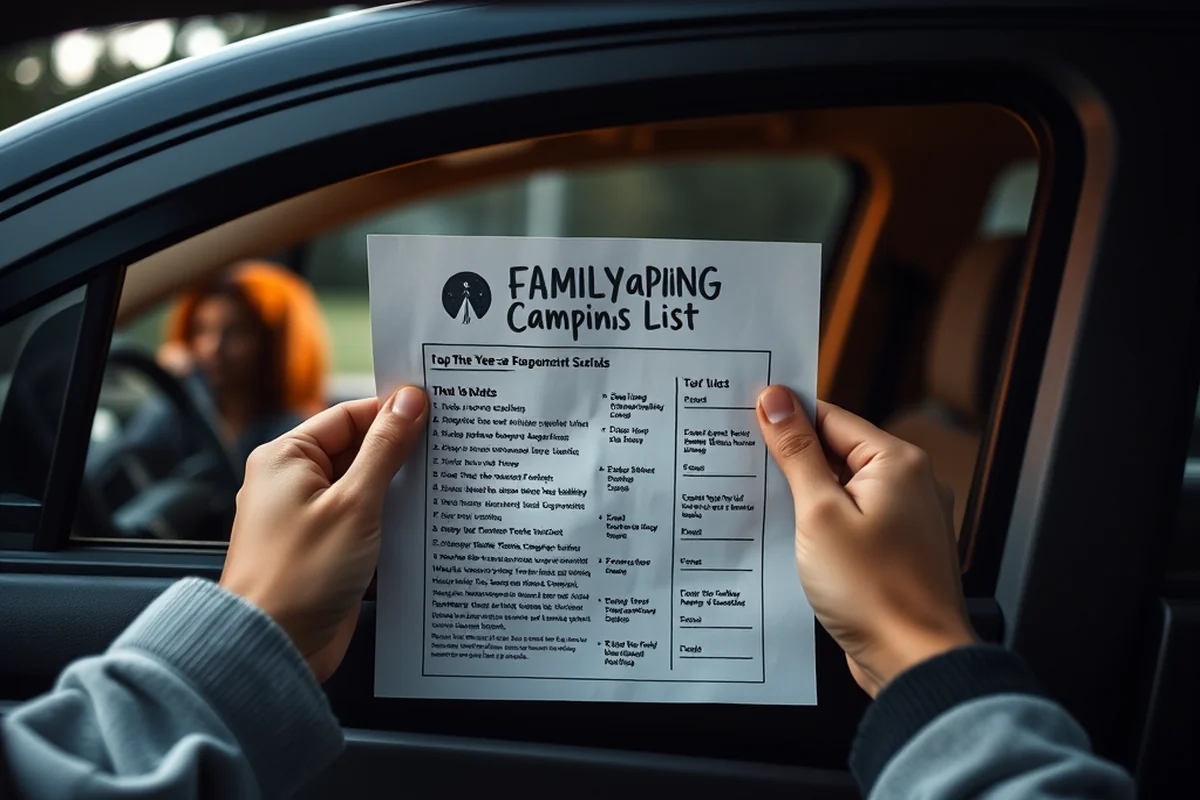 family camping essentials list — Family Camping Essentials List (step by step)
